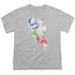 JLA/SPLATTER ICONS - S/S YOUTH 18/1 - SILVER