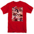 JLA/WONDER WOMAN PANELS - S/S ADULT 18/1 - RED