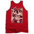 JLA/WONDER WOMAN PANELS - ADULT TANK - RED