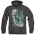JLA/EMERALD ENERGY - ADULT HEATHER HOODIE - BLACK