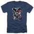 JLA/THE COMING STORM - ADULT HEATHER - NAVY