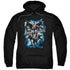 JLA/JUSTICE STORM - ADULT PULLOVER HOODIE - BLACK