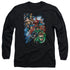 JLA/HEROES UNITE - L/S ADULT 18/1 - BLACK