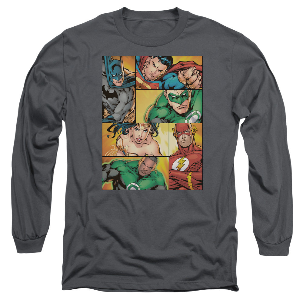 JLA/HERO BOXES - L/S ADULT 18/1 - CHARCOAL