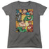 JLA/HERO BOXES - S/S WOMENS TEE - CHARCOAL