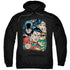 JLA/UP CLOSE AND PERSONAL - ADULT PULLOVER HOODIE - BLACK