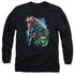 JLA/HEROES UNITE - L/S ADULT 18/1 - BLACK