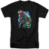 JLA/HEROES UNITE - S/S ADULT TALL 18/1 - BLACK