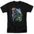 JLA/HEROES UNITE - S/S ADULT 18/1 - BLACK
