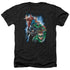 JLA/HEROES UNITE - ADULT HEATHER - BLACK