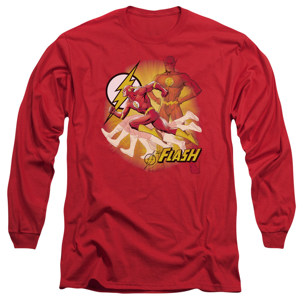 JLA/LIGHTNING FAST - L/S ADULT 18/1 - RED