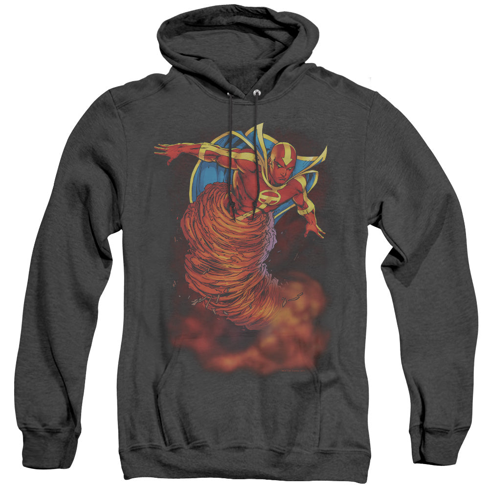 JLA/TORNADO CLOUD - ADULT HEATHER HOODIE - BLACK