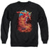 JLA/TORNADO CLOUD - ADULT CREWNECK SWEATSHIRT - BLACK