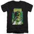 JLA/GL #49 COVER - S/S ADULT V-NECK 30/1 - BLACK
