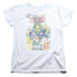 JLA/JUSTICE LEAGUE #1 COVER - S/S WOMENS TEE - WHITE