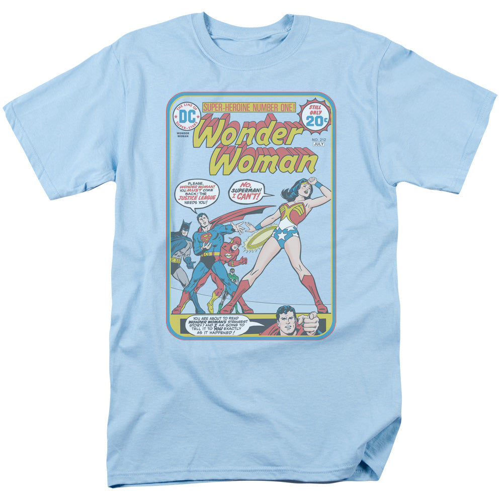 JLA/WW #212 COVER - S/S ADULT 18/1 - LIGHT BLUE