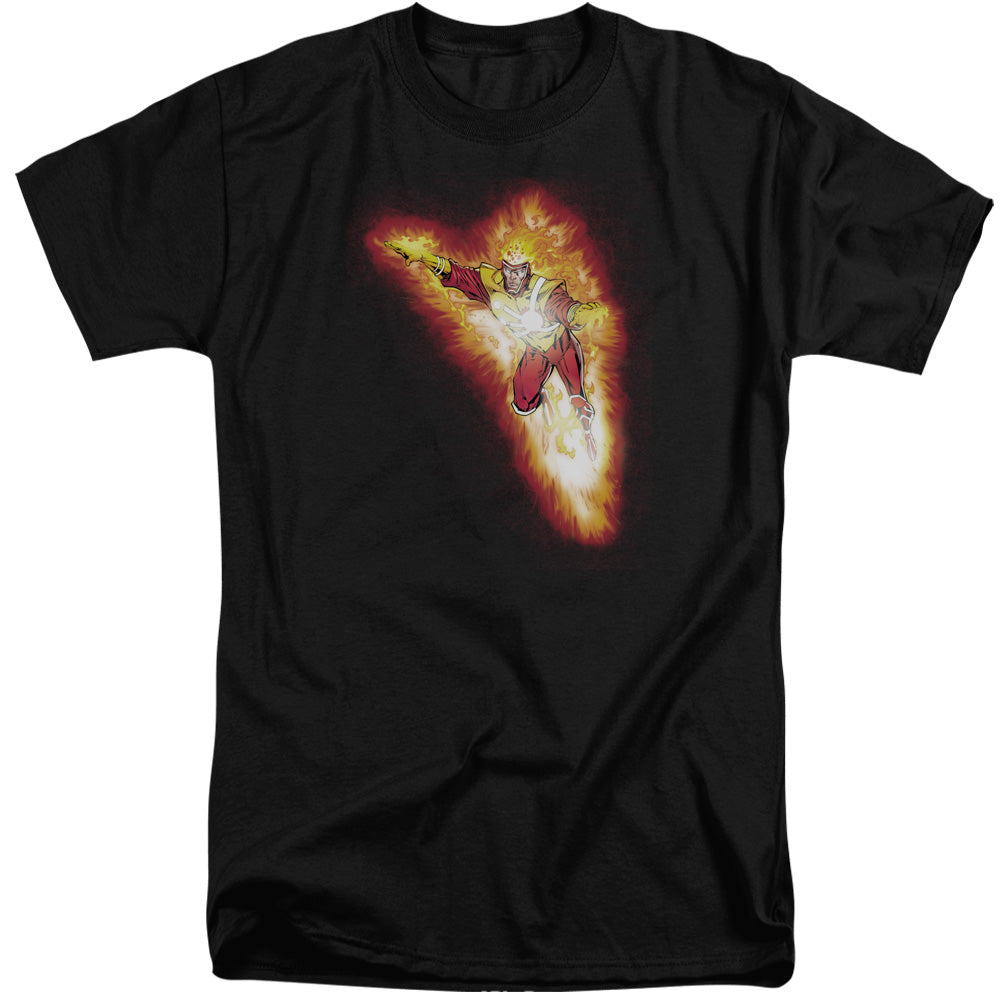 JLA/FIRESTORM BLAZE - S/S ADULT TALL 18/1 - BLACK