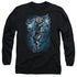 JLA/BLACK LIGHTNING BOLTS - L/S ADULT 18/1 - BLACK