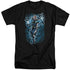 JLA/BLACK LIGHTNING BOLTS - S/S ADULT TALL 18/1 - BLACK