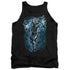 JLA/BLACK LIGHTNING BOLTS - ADULT TANK - BLACK