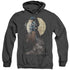 JLA/ZATANNA ILLUSION - ADULT HEATHER HOODIE - BLACK