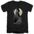 JLA/ZATANNA ILLUSION - S/S ADULT V-NECK 30/1 - BLACK