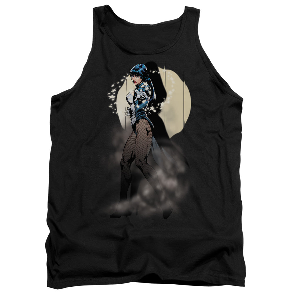 JLA/ZATANNA ILLUSION - ADULT TANK - BLACK