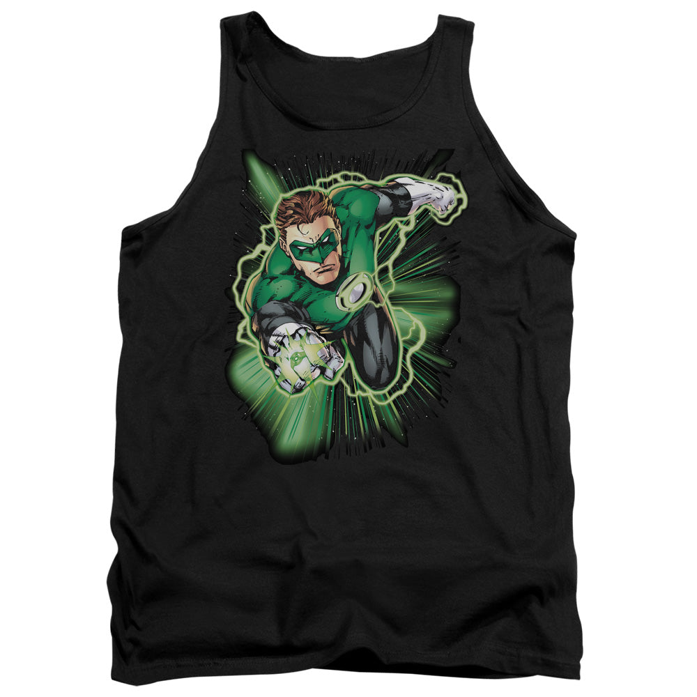 JLA/GREEN LANTERN ENERGY - ADULT TANK - BLACK