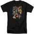 JLA/THE LEAGUES ALL HERE - S/S ADULT TALL 18/1 - BLACK
