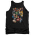 JLA/THE LEAGUES ALL HERE - ADULT TANK - BLACK