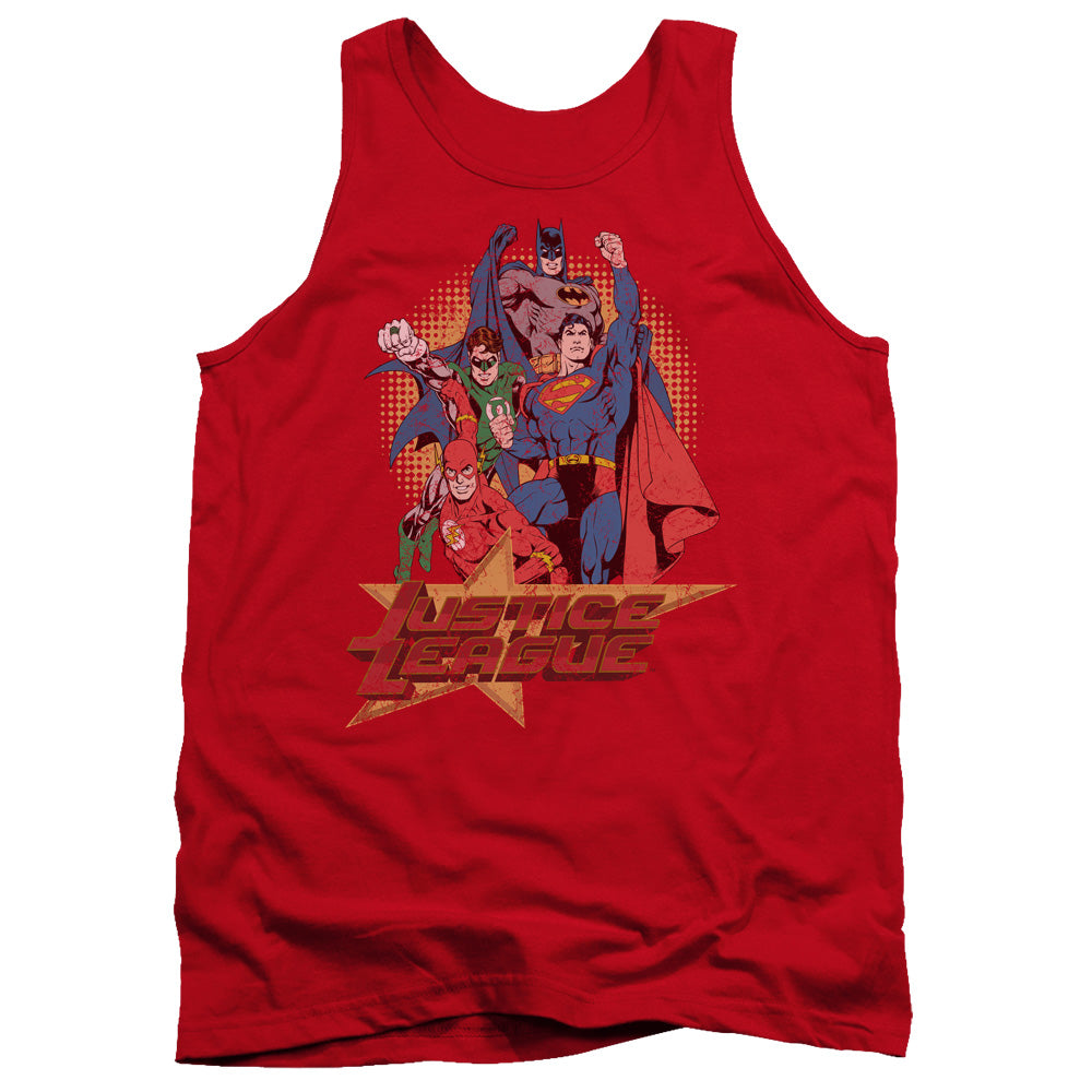JLA/RAISE YOUR FIST - ADULT TANK - RED