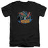 JLA/READY TO FIGHT - S/S ADULT V-NECK 30/1 - BLACK