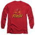 JLA/FLASH ROUGH DISTRESS - L/S ADULT 18/1 - RED