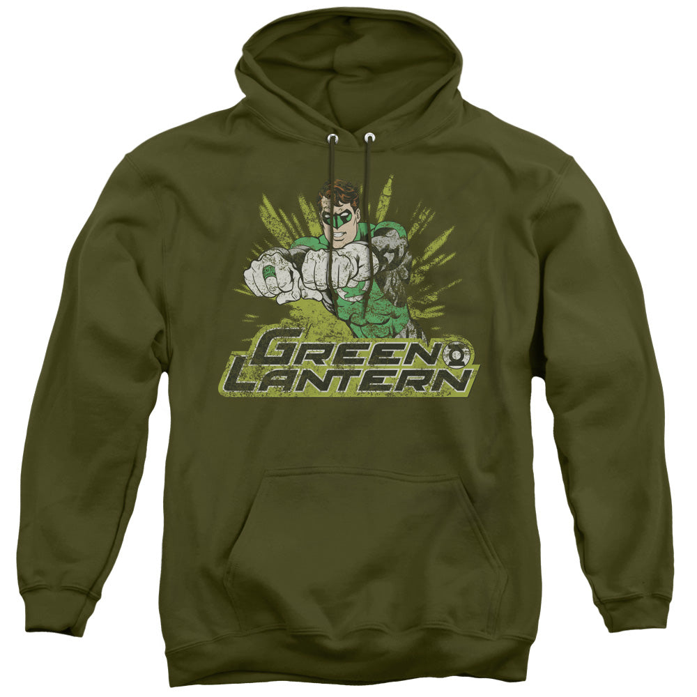 JLA/GL ROUGH DISTRESS - ADULT PULLOVER HOODIE - MILITARY GREEN