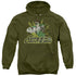 JLA/GL ROUGH DISTRESS - ADULT PULLOVER HOODIE - MILITARY GREEN