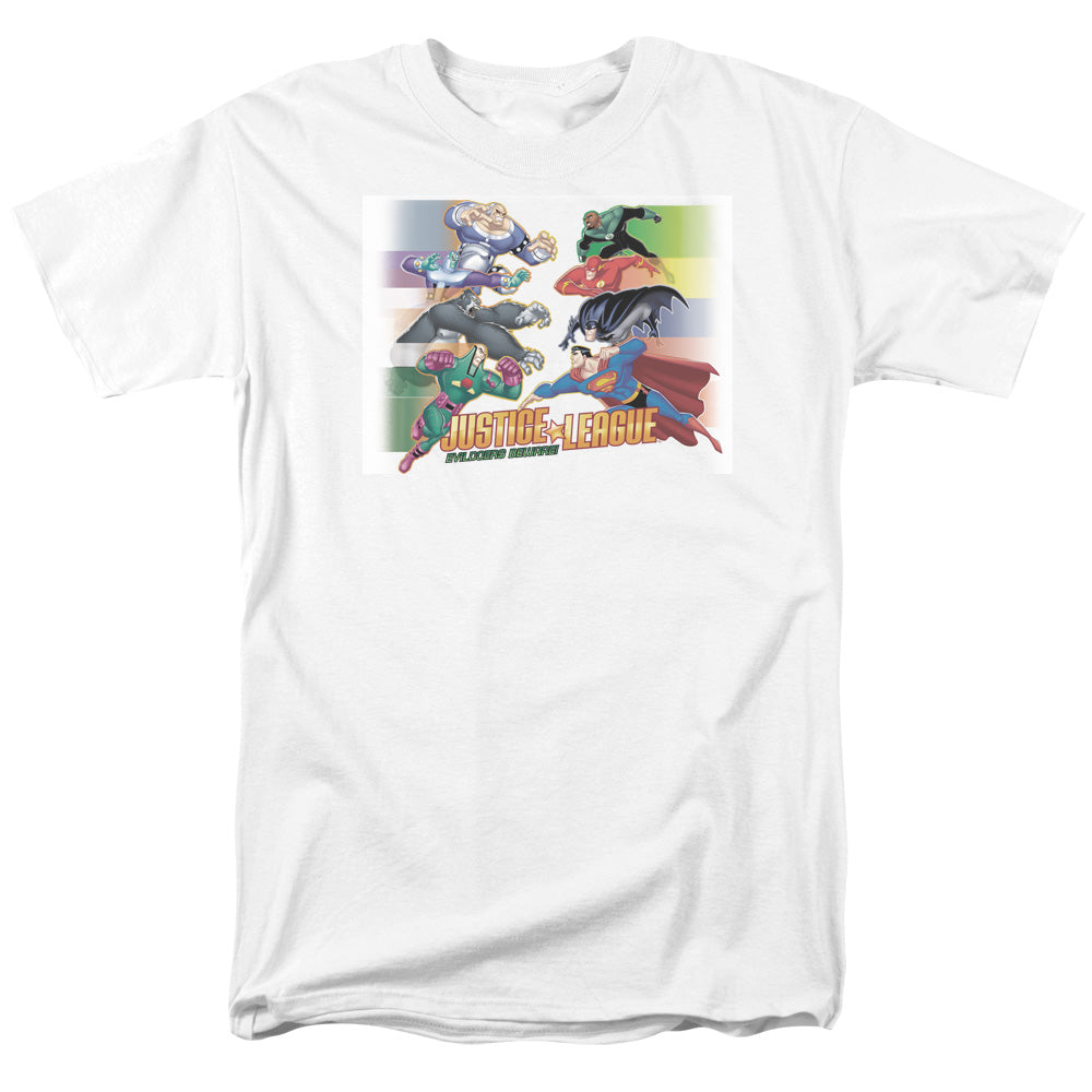 JLA/EVILDOERS BEWARE - S/S ADULT 18/1 - WHITE