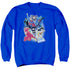 JLA/UNLIMITED - ADULT CREWNECK SWEATSHIRT - ROYAL BLUE