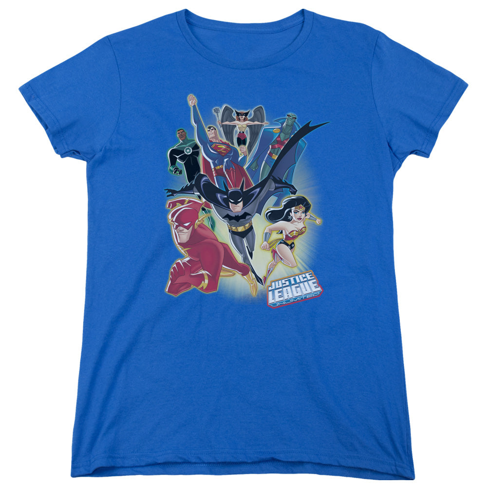 JLA/UNLIMITED - S/S WOMENS TEE - ROYAL BLUE