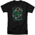 JLA/GREEN LANTERN #1 DISTRESS - S/S ADULT TALL 18/1 - BLACK