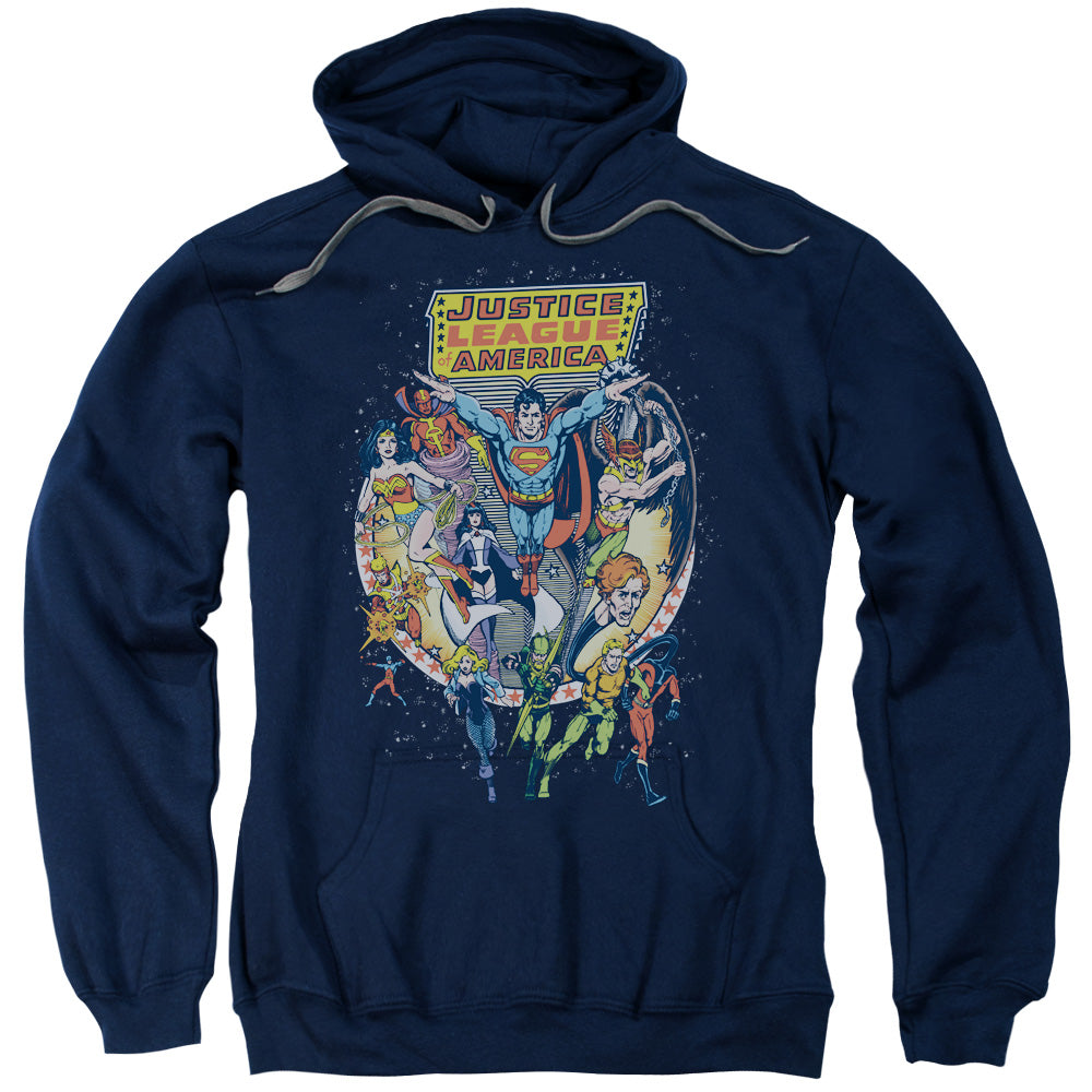 JLA/STAR GROUP - ADULT PULLOVER HOODIE - NAVY