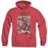 JLA/LOST - ADULT HEATHER HOODIE - RED