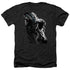 JLA/LIGHTING CRASHES - ADULT HEATHER - BLACK