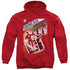 JLA/SHOWCASE #4 COVER - ADULT PULLOVER HOODIE - RED