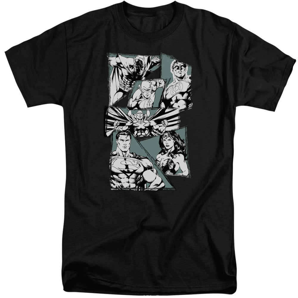 JLA/A MIGHTY LEAGUE - S/S ADULT TALL 18/1 - BLACK