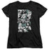 JLA/A MIGHTY LEAGUE - S/S WOMENS TEE - BLACK