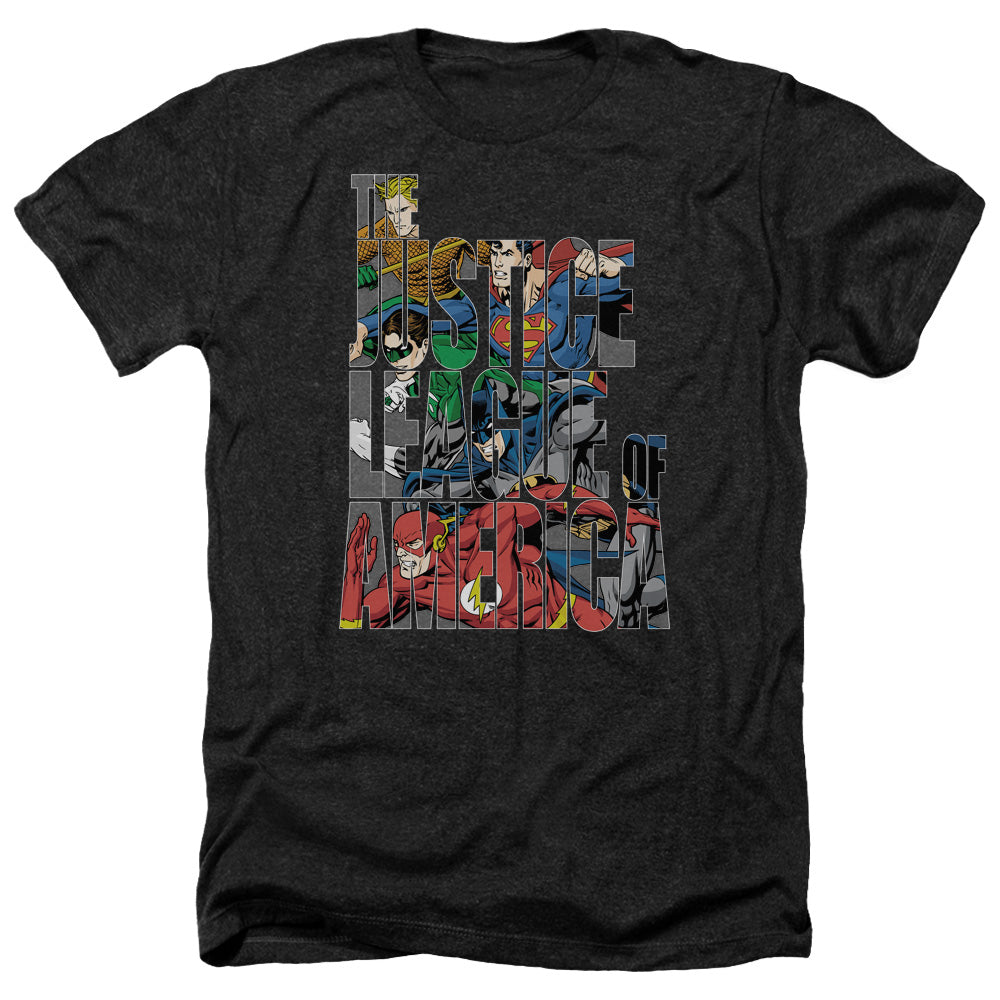 JLA/LETTERED LEAGUE - ADULT HEATHER - BLACK