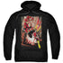 JLA/STREET SPEED - ADULT PULLOVER HOODIE - BLACK