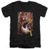 JLA/STREET SPEED - S/S ADULT V-NECK 30/1 - BLACK