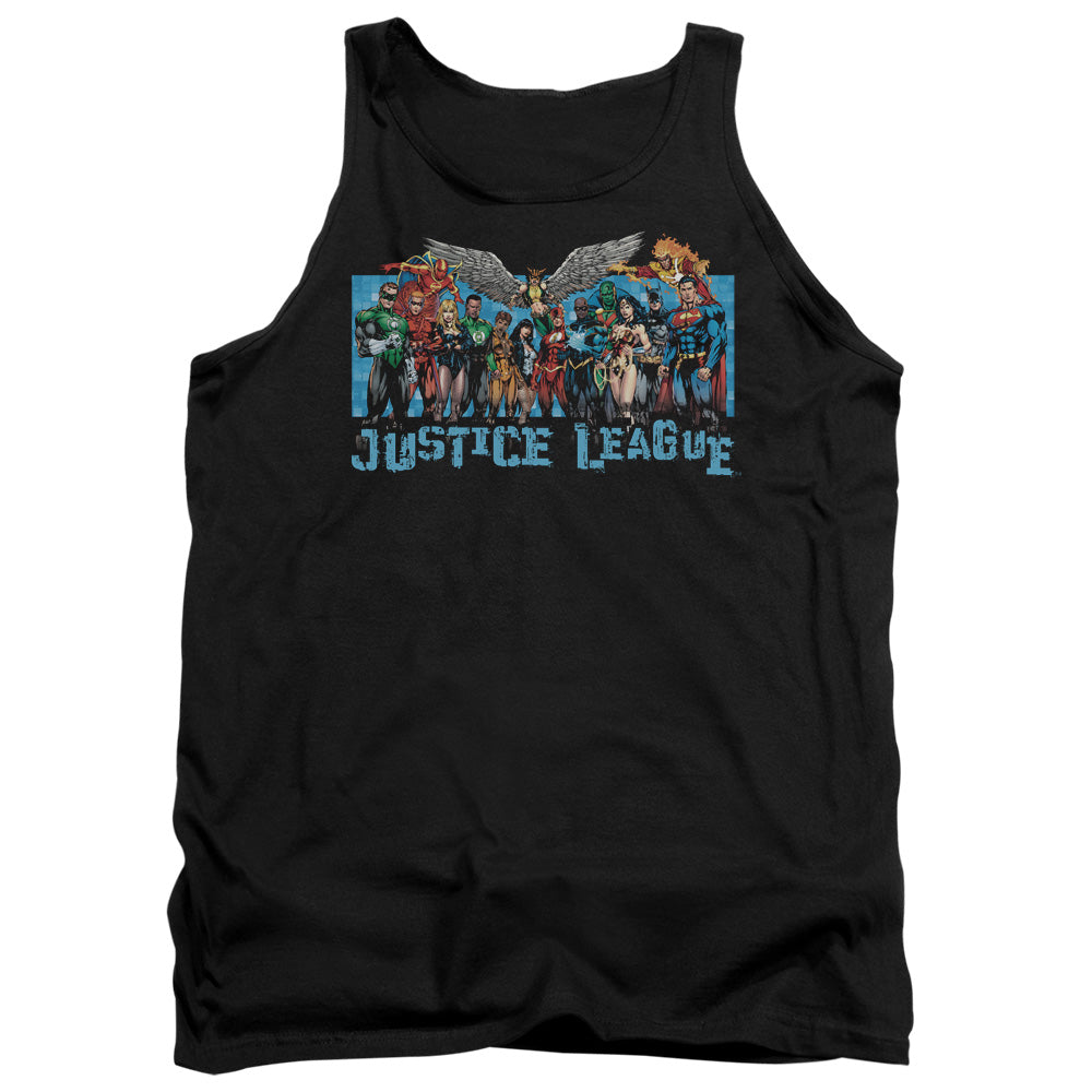 JLA/LEAGUE LINEUP - ADULT TANK - BLACK