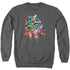 JLA/STARBURST - ADULT CREWNECK SWEATSHIRT - CHARCOAL